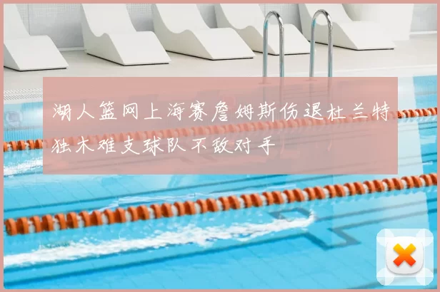 湖人篮网上海赛詹姆斯伤退杜兰特独木难支球队不敌对手